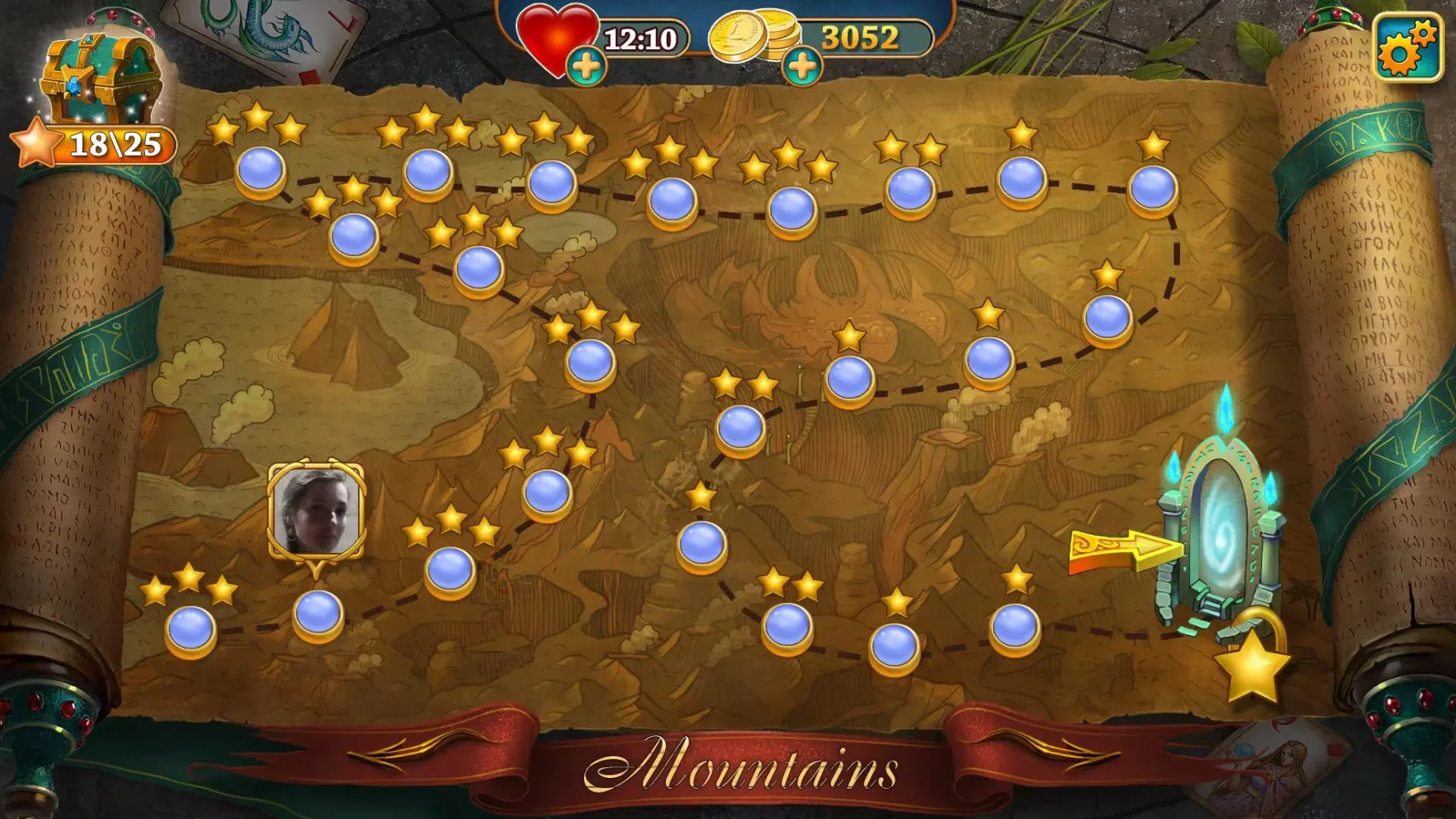 Скриншоты Tri Peaks Offline Solitaire