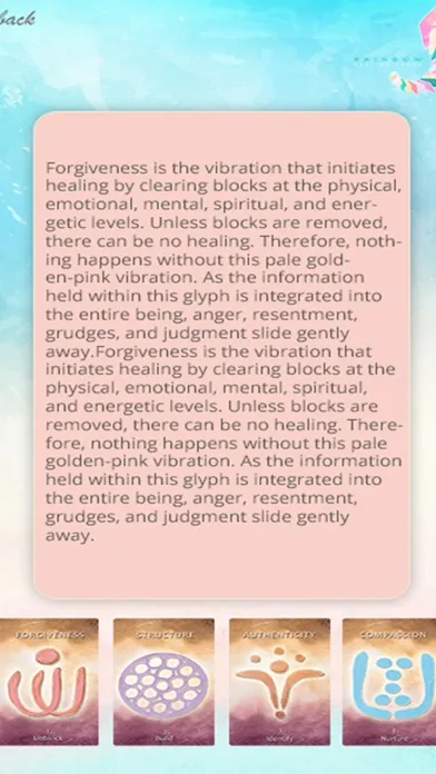 تصاویر Rainbow Healing Card App