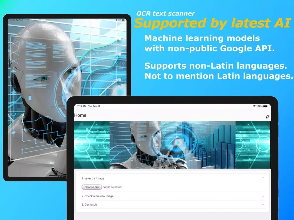 AI OCR -Text Scanner- iPad  Screenshots