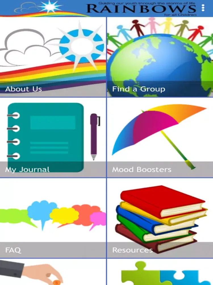 Rainbows for All Children iPad  Screenshots