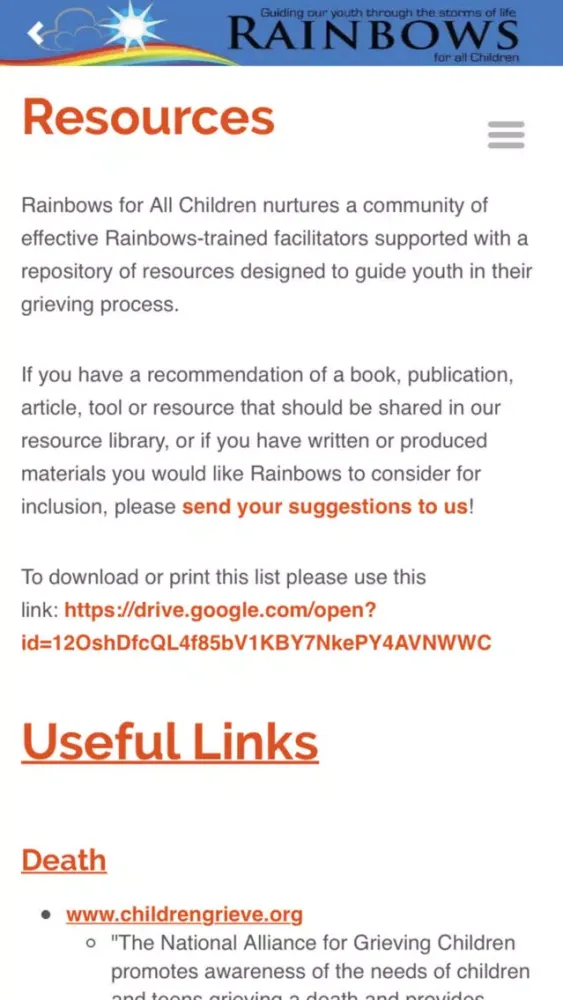 Rainbows for All Children Screenshots