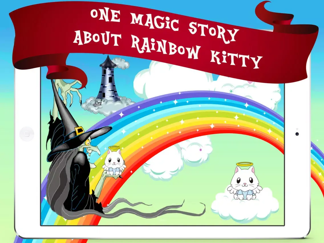 Kitty Rainbow Stack iPad  Screenshots