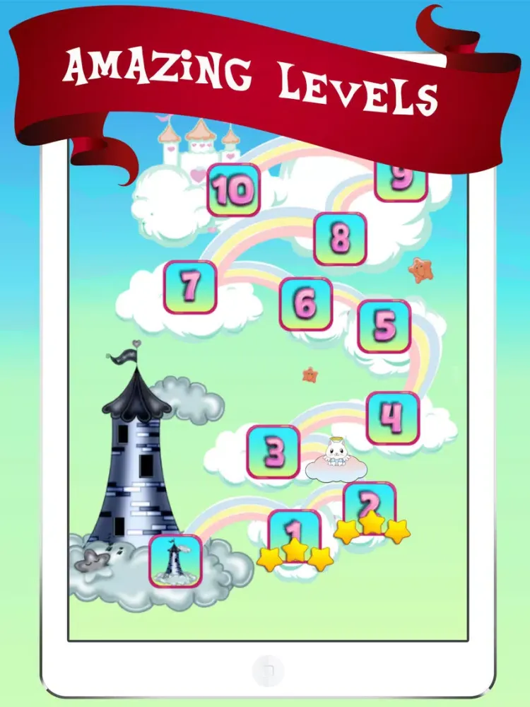 Kitty Rainbow Stack iPad  Screenshots