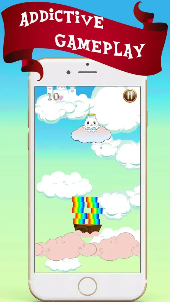 Kitty Rainbow Stack Screenshots