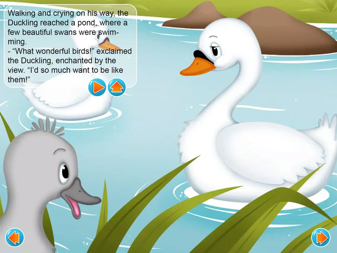 The Ugly Duckling - Interactive Story iPad  سکرین شاٹس
