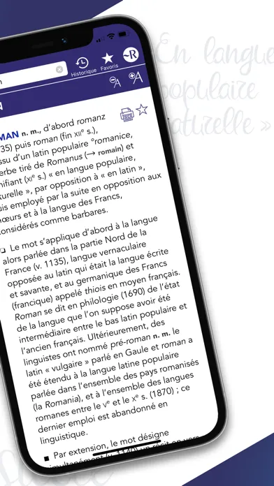 Dictionnaire Robert Historique Screenshots