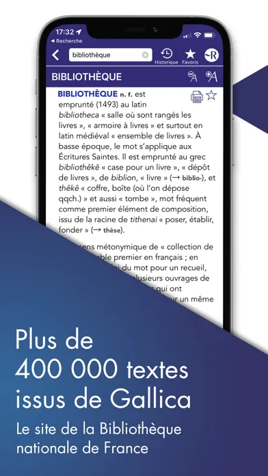 Dictionnaire Robert Historique Screenshots