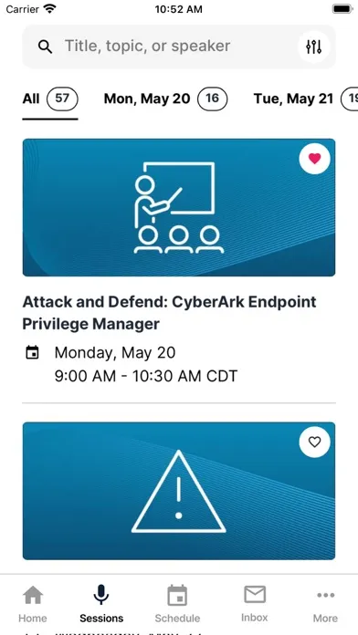 Скриншоты CyberArk IMPACT