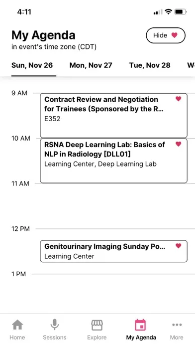 RSNA 2023 スクリーンショット