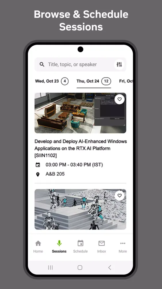 NVIDIA AI Summit India Screenshots