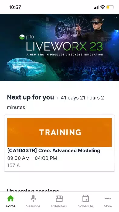 Tangkapan skrin PTC LiveWorx 2023