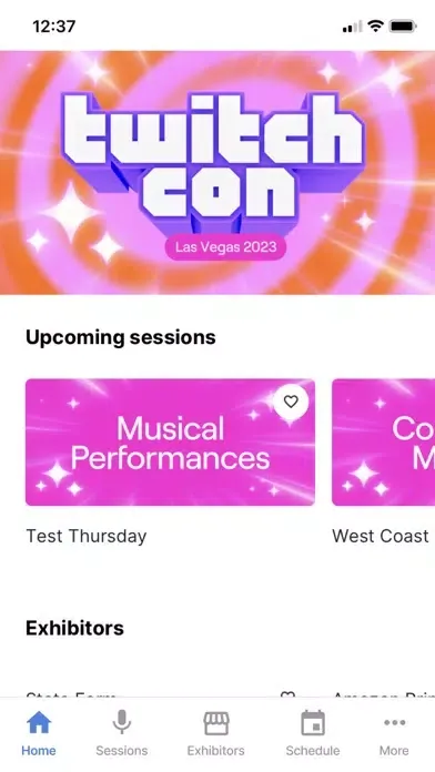 Captures d'écran de TwitchCon Las Vegas