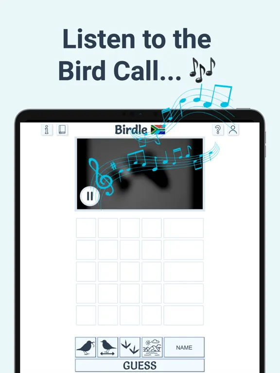 Birdle - A Daily Guessing Game iPad 应用截图