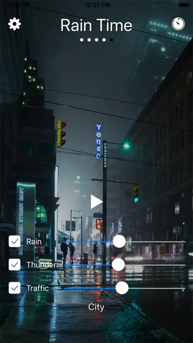 Capturas de tela do Rain Time - Relax and Sleep PV