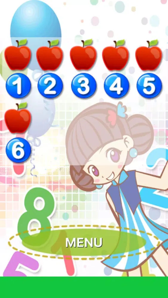 Zrzuty ekranu 123 Learning Numbers