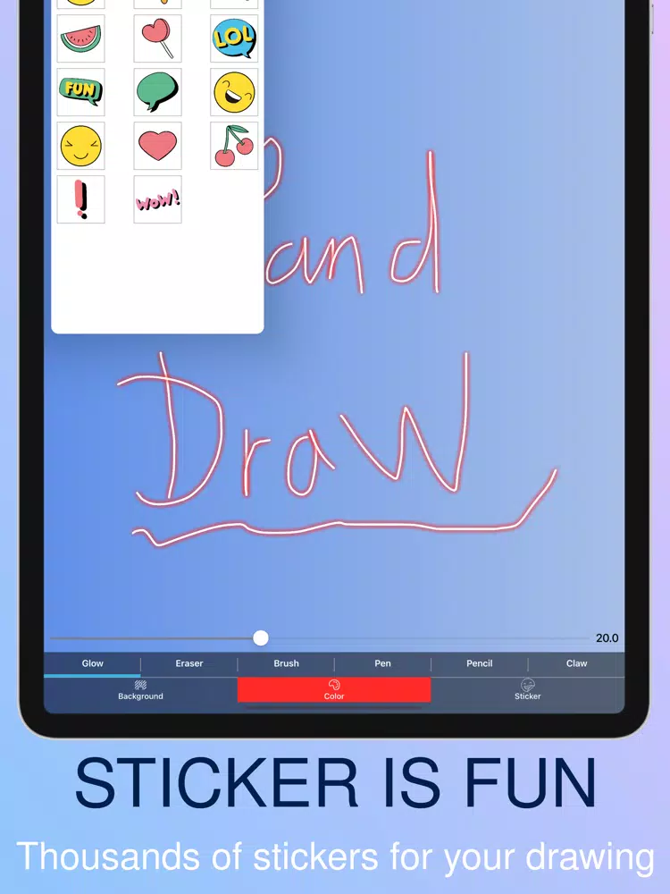 Brush me - best hand drawing iPad  स्क्रीनशॉट