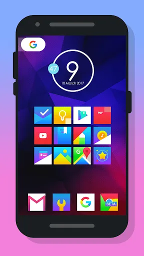 Rocsy Square - Icon Pack Ekran Görüntüleri