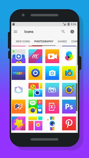 Rocsy Square - Icon Pack Ekran Görüntüleri