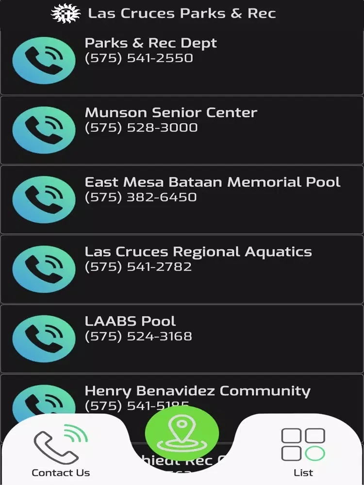 Las Cruces Park Finder iPad 应用截图