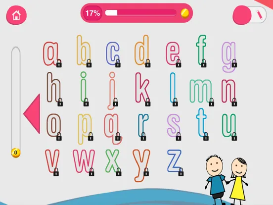 CHIMKY Trace Alphabets Numbers iPad 應用截圖