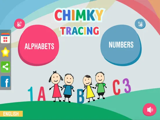 CHIMKY Trace Alphabets Numbers iPad 應用截圖