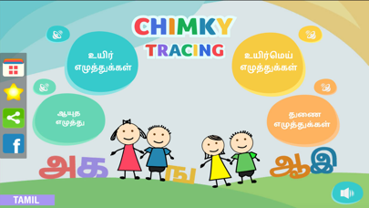 Capturas de tela do CHIMKY Trace Tamil Alphabets
