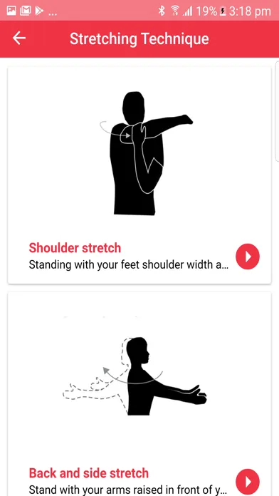 Captures d'écran de Football Training workout