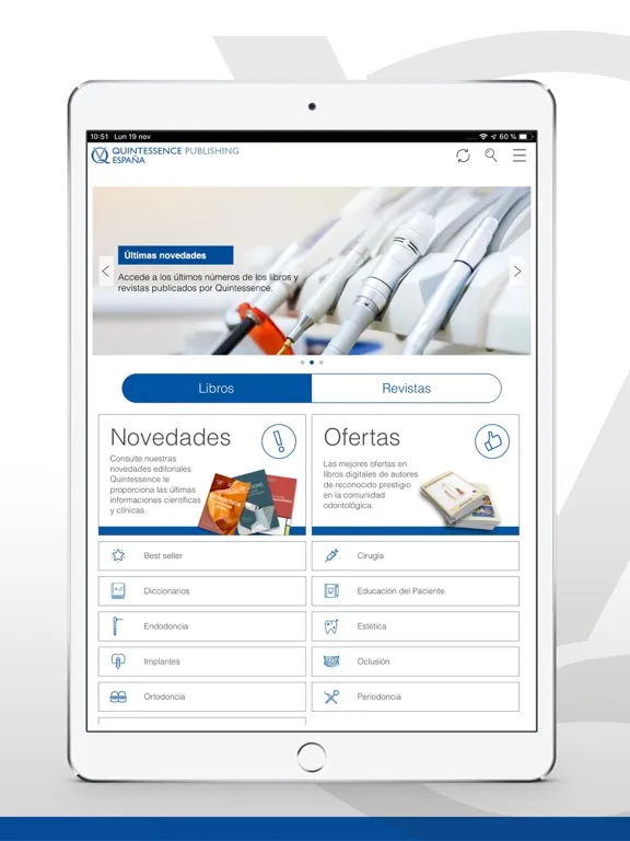 Quintessence Reader iPad  Ekran Görüntüleri