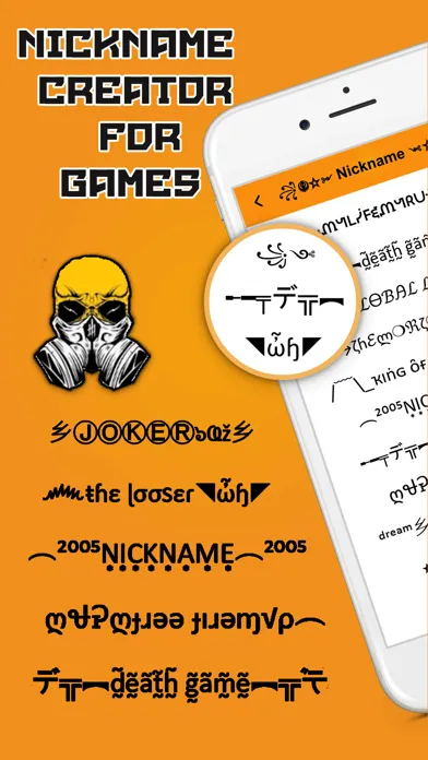 Nickname Creator: Fancy Tex‪t স্ক্রিনশট