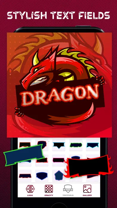 Capturas de tela do Gaming Logo Creator