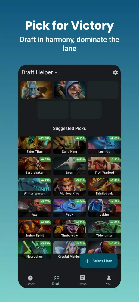 Dota Helper سکرین شاٹس