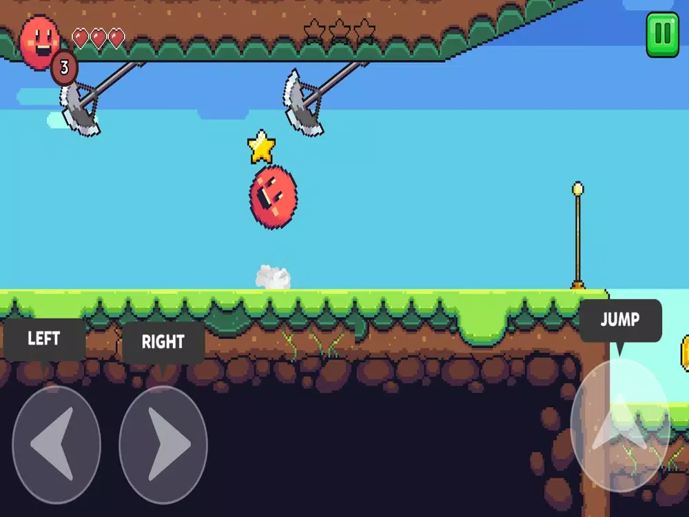 Ảnh chụp màn hình của Bounce And Collect 3d iPad 