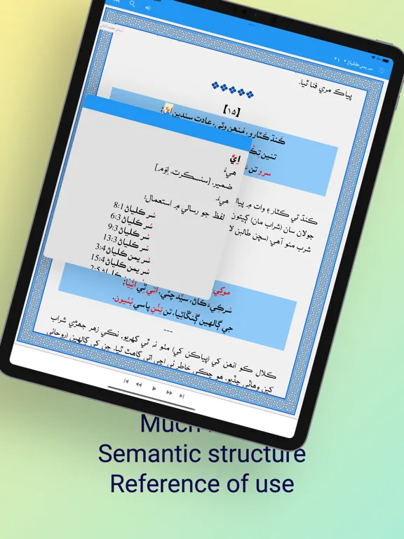 Shah Jo Risalo Multilingual iPad  Screenshots