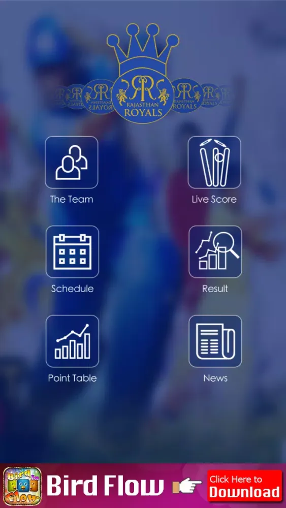 Ảnh chụp màn hình của Rajasthan Royals - IPL 2014