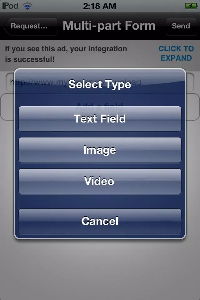 Screenshot di Rest Client
