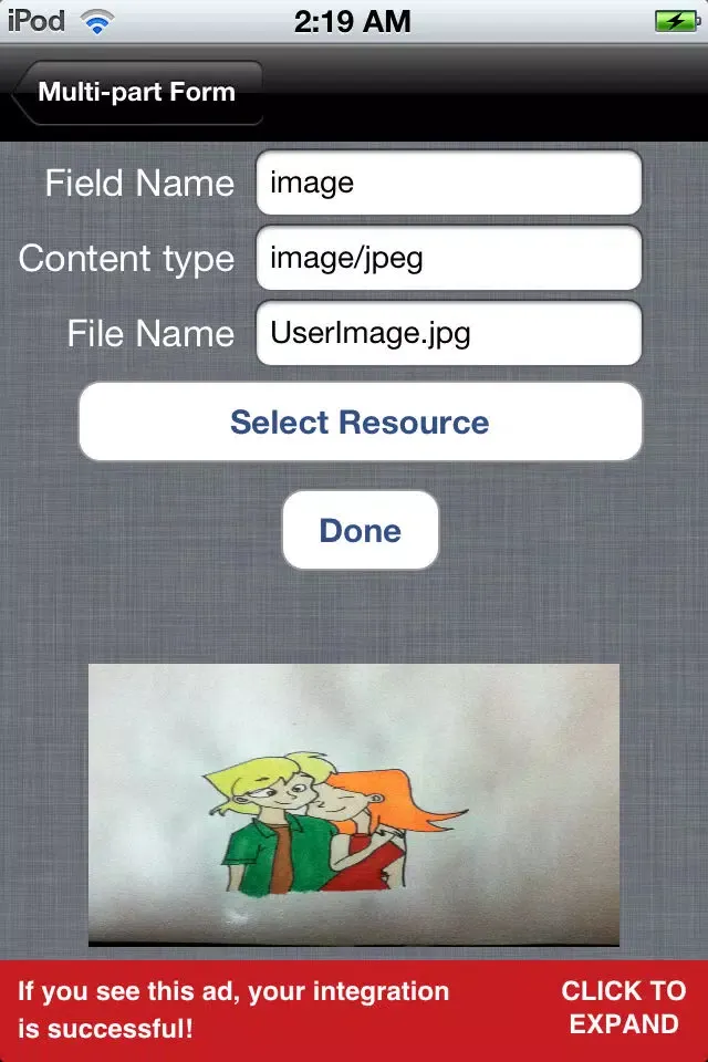 Screenshot di Rest Client