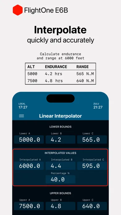 E6B Aviation Calculator - FLT1 स्क्रीनशॉट