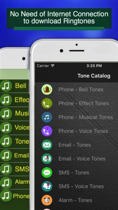 Screenshot di Ringtones for SMS, Emails, Phone Calls