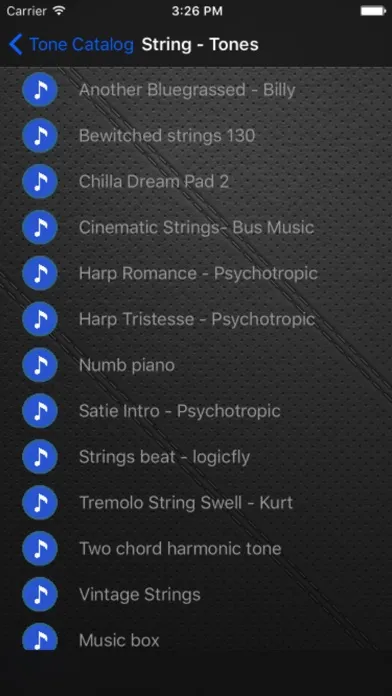 Screenshot di Ringtones for SMS, Emails, Phone Calls