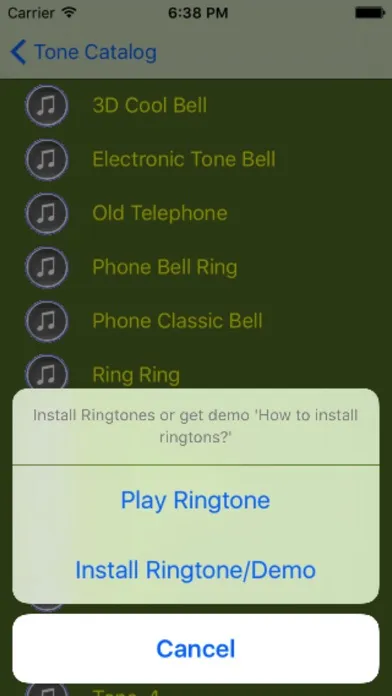 Screenshot di Ringtones for SMS, Emails, Phone Calls