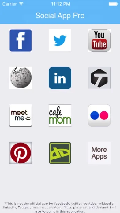 Capturas de pantalla de Social App Pro