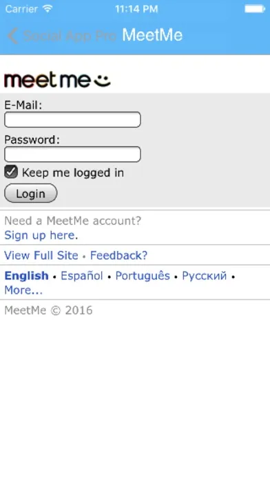 Capturas de pantalla de Social App Pro
