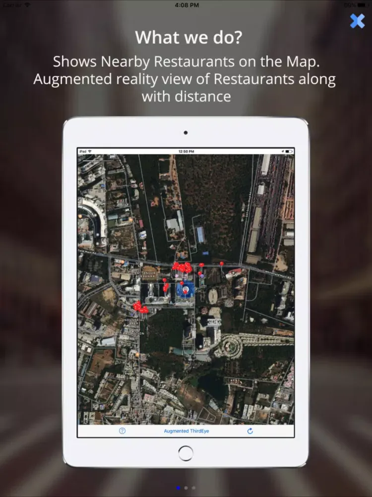 Look Around Explore The Restaurants Around You iPad  स्क्रीनशॉट