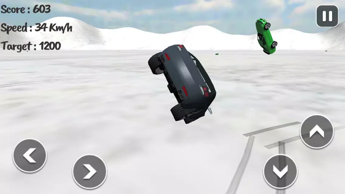 تصاویر Real Desert Car Snow Drifting