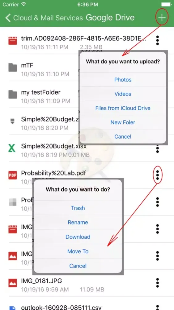 Tangkapan layar Hybrid Cloud for Dropbox,Box,Onedrive,GoogleDrive
