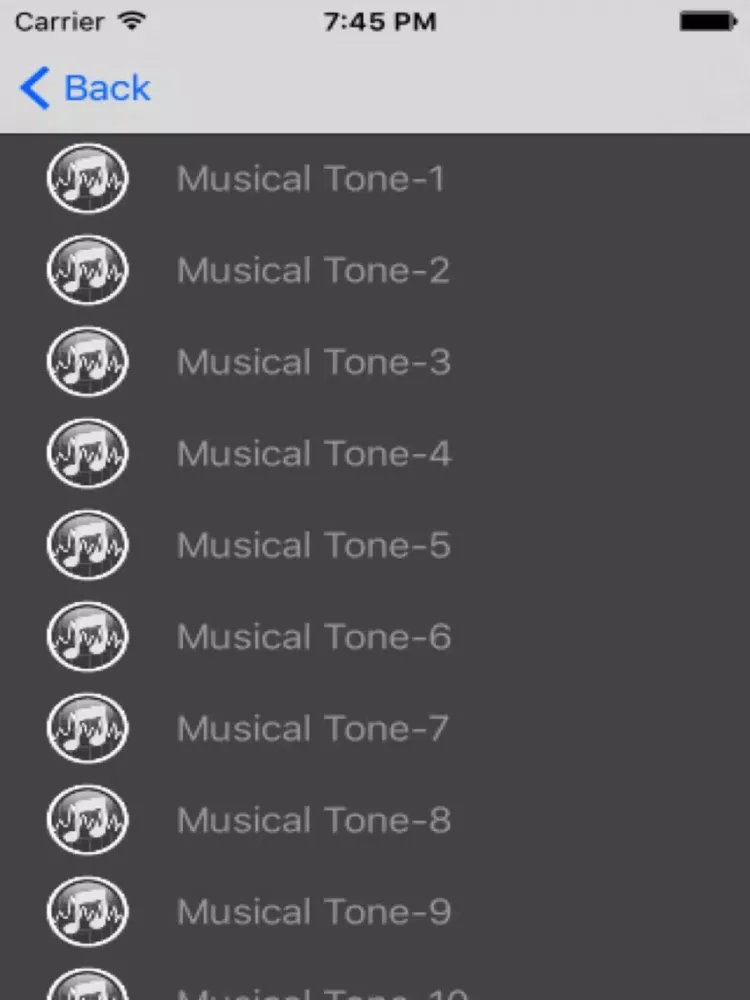 Tones - Ringtones for Phone, SMS, Email and Alarm iPad  Screenshots