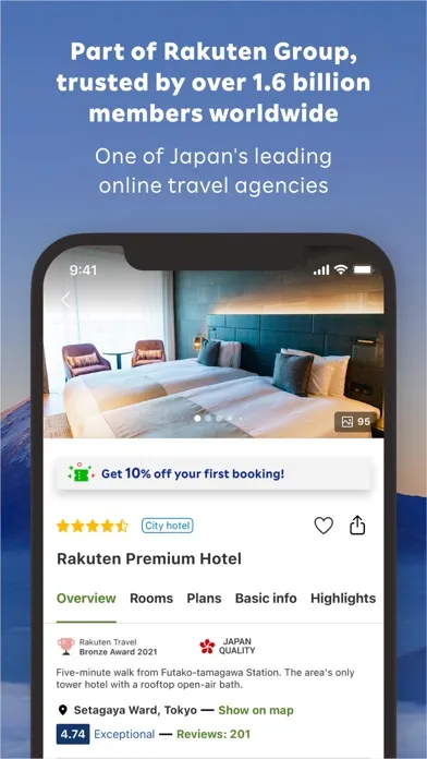 Capturas de pantalla de Rakuten Travel: Hotel Booking
