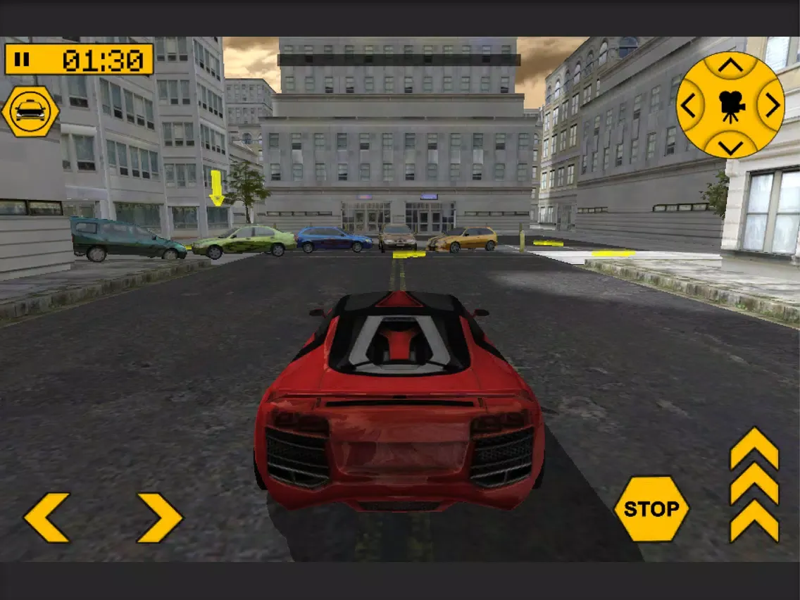 Ảnh chụp màn hình của Sports Car Drift Race Parking Game iPad 