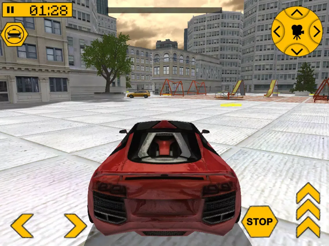 Ảnh chụp màn hình của Sports Car Drift Race Parking Game iPad 