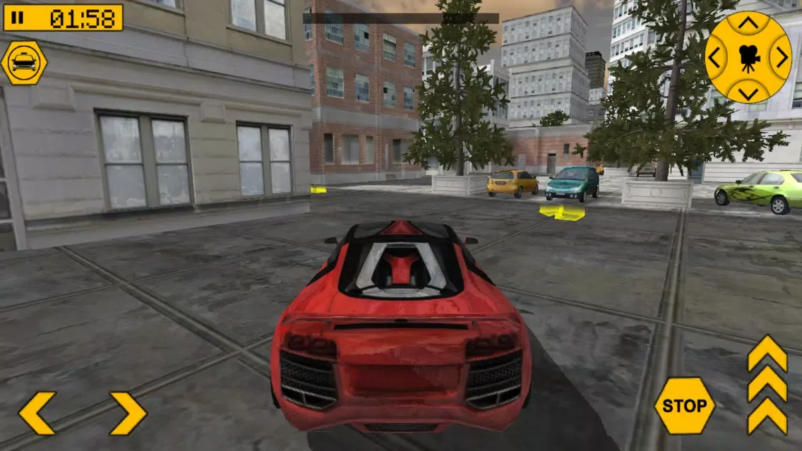 Ảnh chụp màn hình của Sports Car Drift Race Parking Game